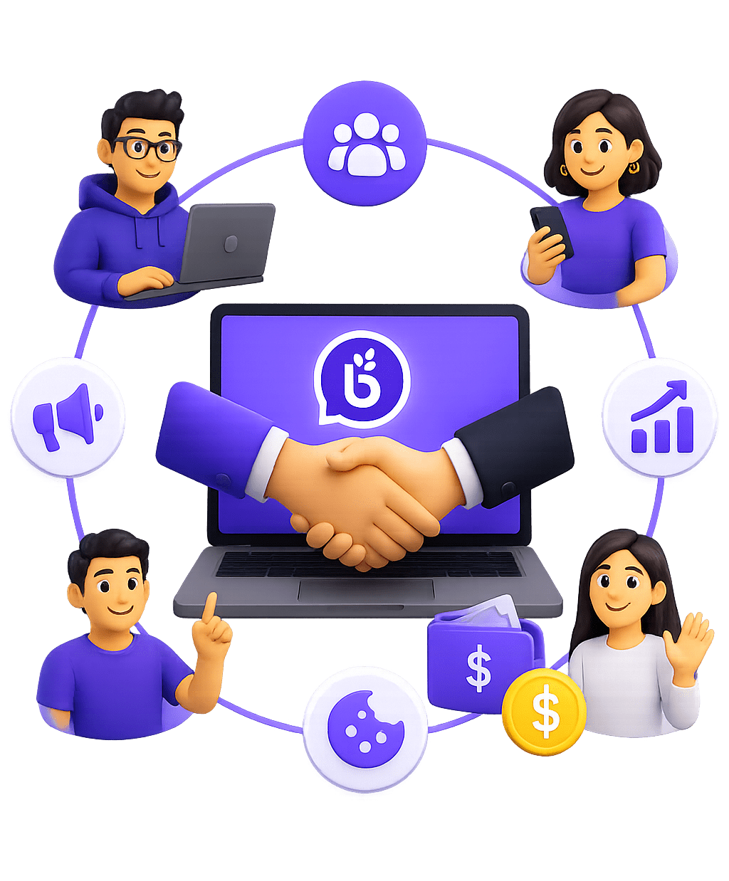 Affiliate Program Illustration