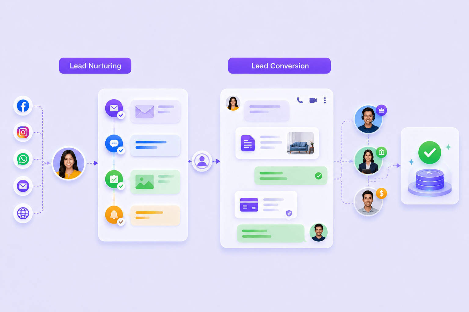 Lead conversion visual